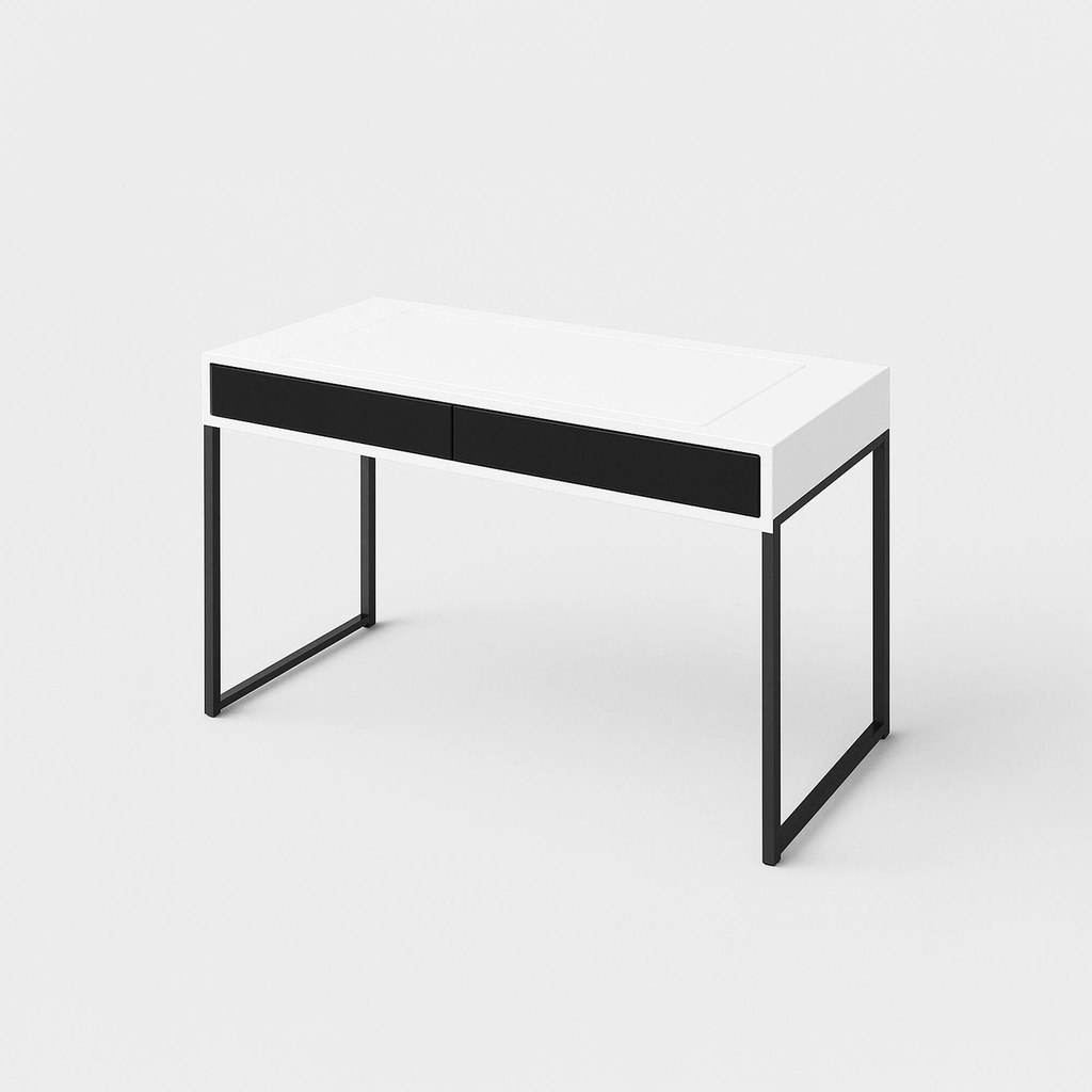 [FURN_0096] Meja yang Customizable (Putih, Baja)